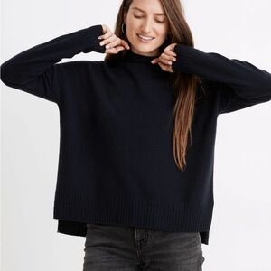 Madewell cashmere mock neck sweater